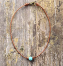 Choker Necklace Francesc Jewelry Leather Gift Box Display