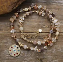 Choker Necklace Francesc Jewelry Leather Gift Box Display