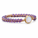 QuietMuse — Pulseira com Ametista — fundo branco