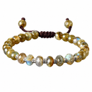 NightCompass — Pulseira com Labradorite sobre fundo branco