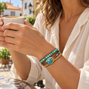 Pulseira SKB1910032 Gold usada por uma mulher — imagem ilustrativa gerada por IA